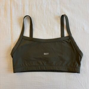 Set Active Sportbody Scoop Bra in Cypress